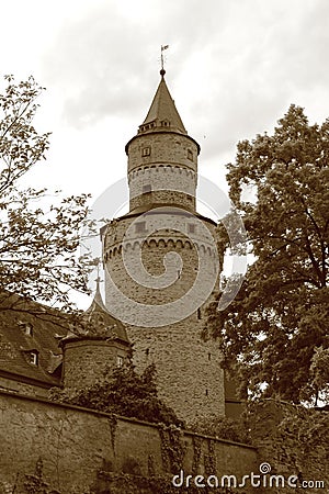 Witches Tower in Idstein Stock Photo